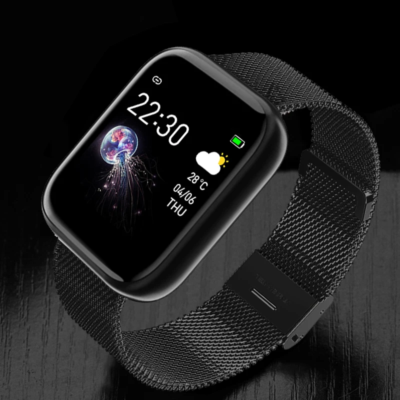 I5 Plus Smartwatch Full Touch Screen Custom Dial Fitness Blood Pressure Heart Rate Sleep Monitoring APP DaFit Fashion Men Watch |