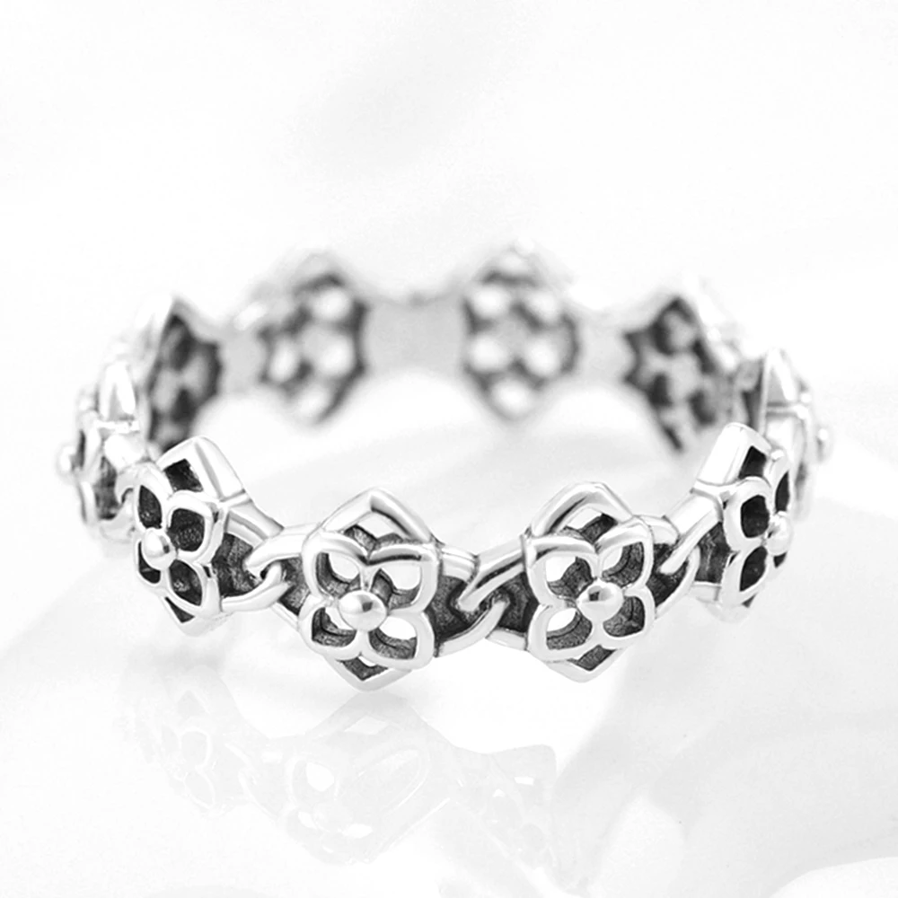 Pandora-Bague Originale en Cuivre Blanc Plaqué Argent pour Femme, Pétales de Rose Unumen Ned, Bijoux Romantiques Magnifiques, Cadeau avec Sac, S925