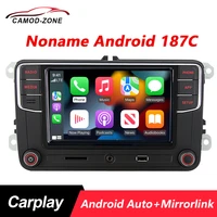 new carplay car radio noname 187c android auto rcd330 plus mib headunit for vw golf 5 6 jetta mk5 mk6 passat polo cc tiguan pq