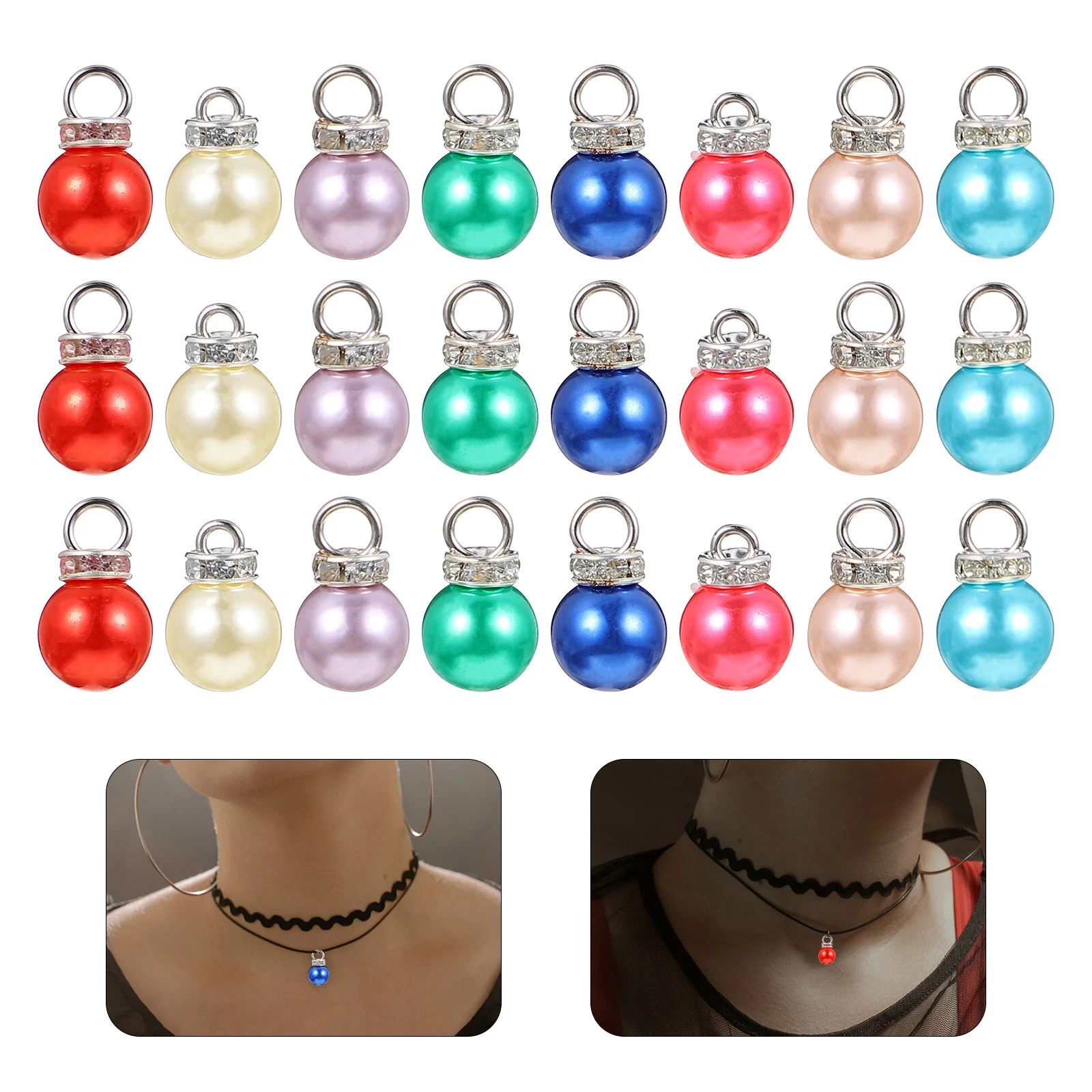 

Pearl Pendant Parts Jewelry Accessories Accessory Making Pendants DIY Charm Imitation Charms Necklace