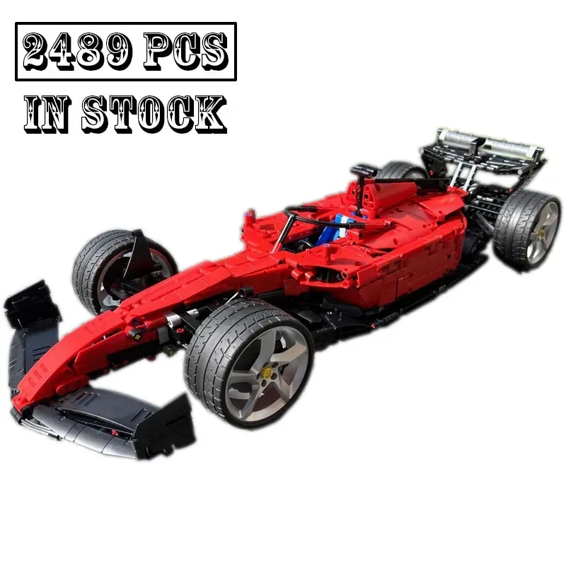 

Classic Model MOC-128366 F1-75 scale 1:8 Formula 1 Race Car Model Buiding Creators Block Bricks Toys for Kids Birthday Gifts