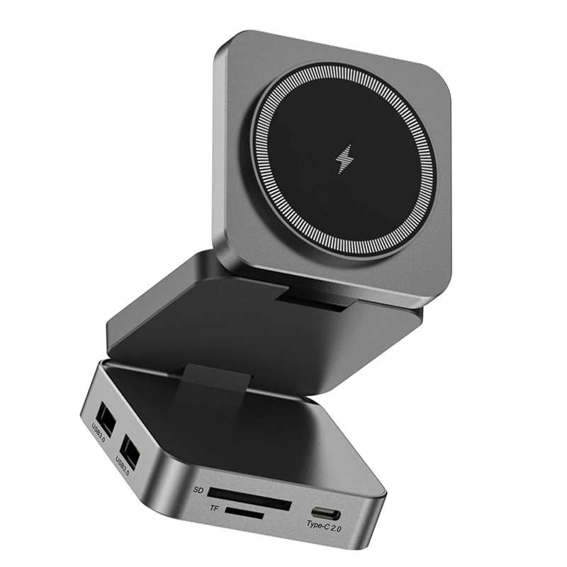 Док-станция 10 в 1 с магнитным всасыванием из алюминиевого сплава