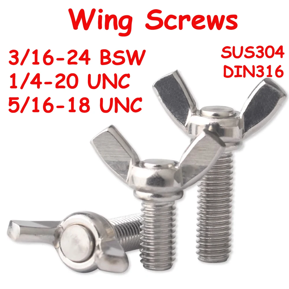 

Винты с крыльями Yiqianyuan из нержавеющей стали