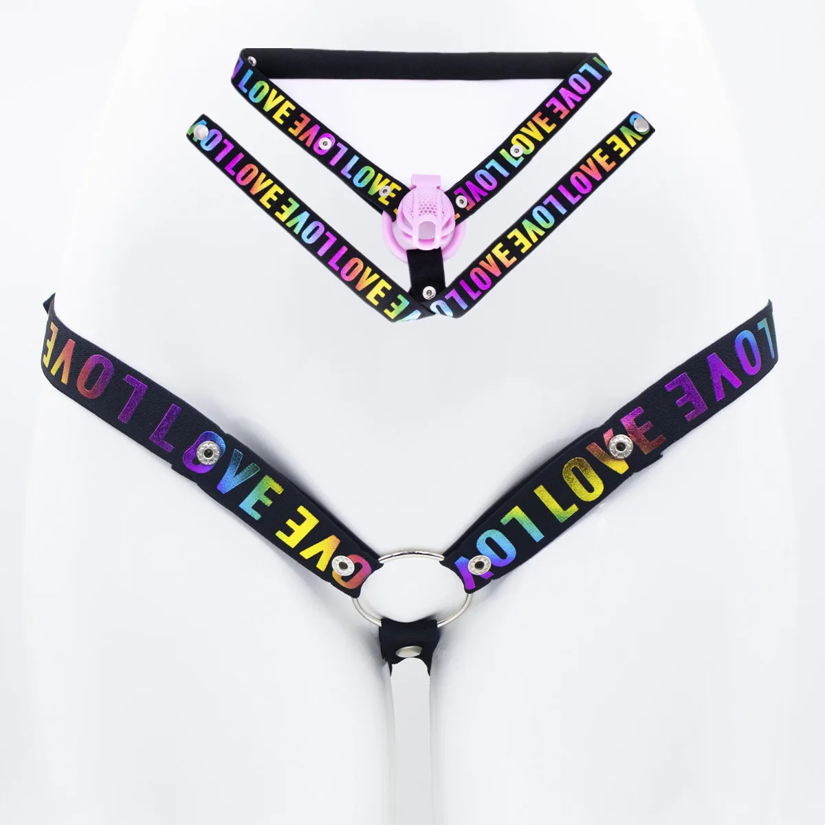 Мужское Устройство С Эластичной Лентой Love Анти-экстринговый Принт Буквами