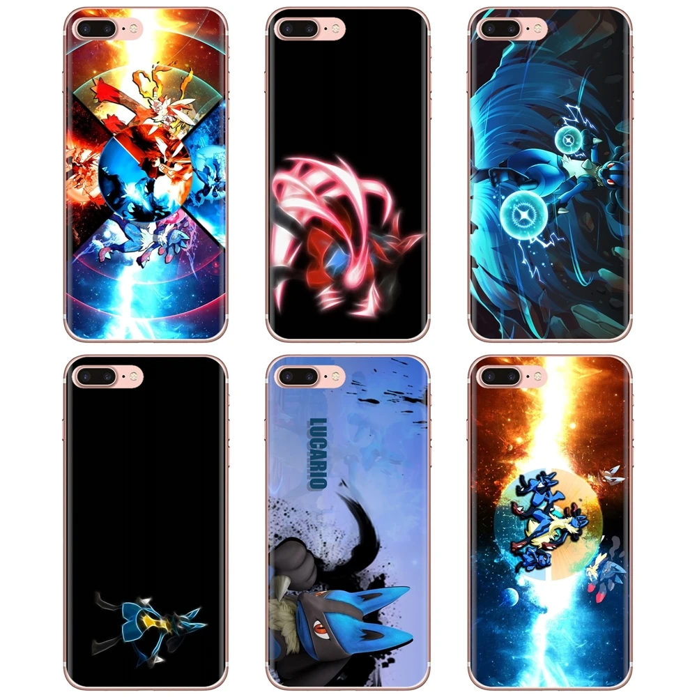 

For iPod Touch iPhone 10 11 12 Pro 4S 5S SE 5C 6 6S 7 8 X XR XS Plus Max 2020 Transparent TPU Case Cover Mega Lucario