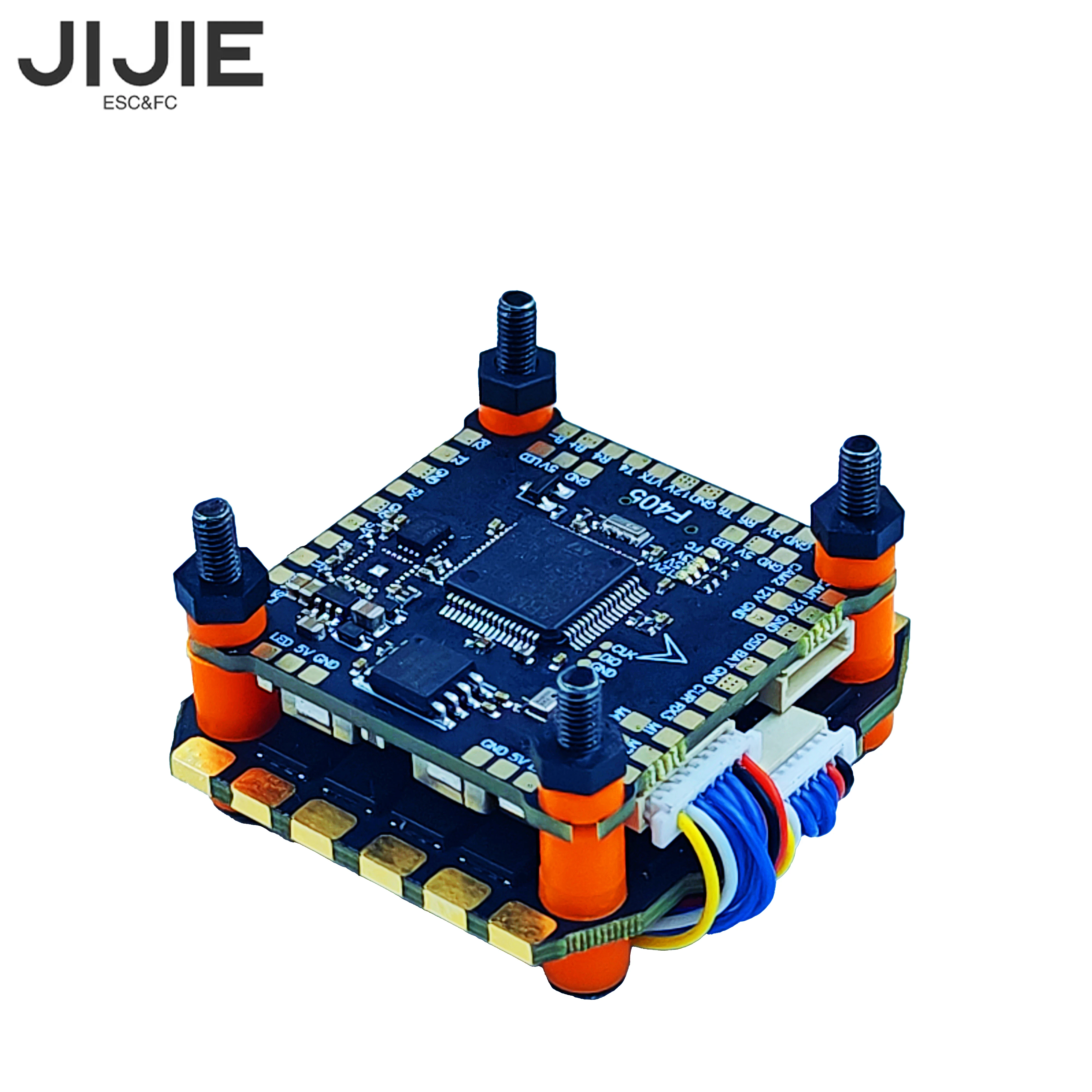 Фото JIJIE F405 F4 FC FPV Контроллер полета дрона Stack 3-12S 70A BULEjay 4in1 Бесщеточный ESC для RC Racing Freestyle Drone Rro Player №4
