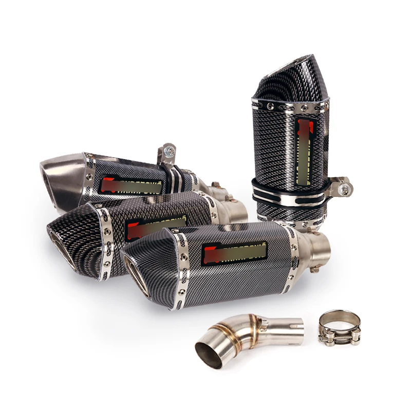 

For YAMAHA YZF R25 14-22 YZFR3 15-22 51mm motorcycle Escape Pipe link section exhaust system muffler Removable DB Killer