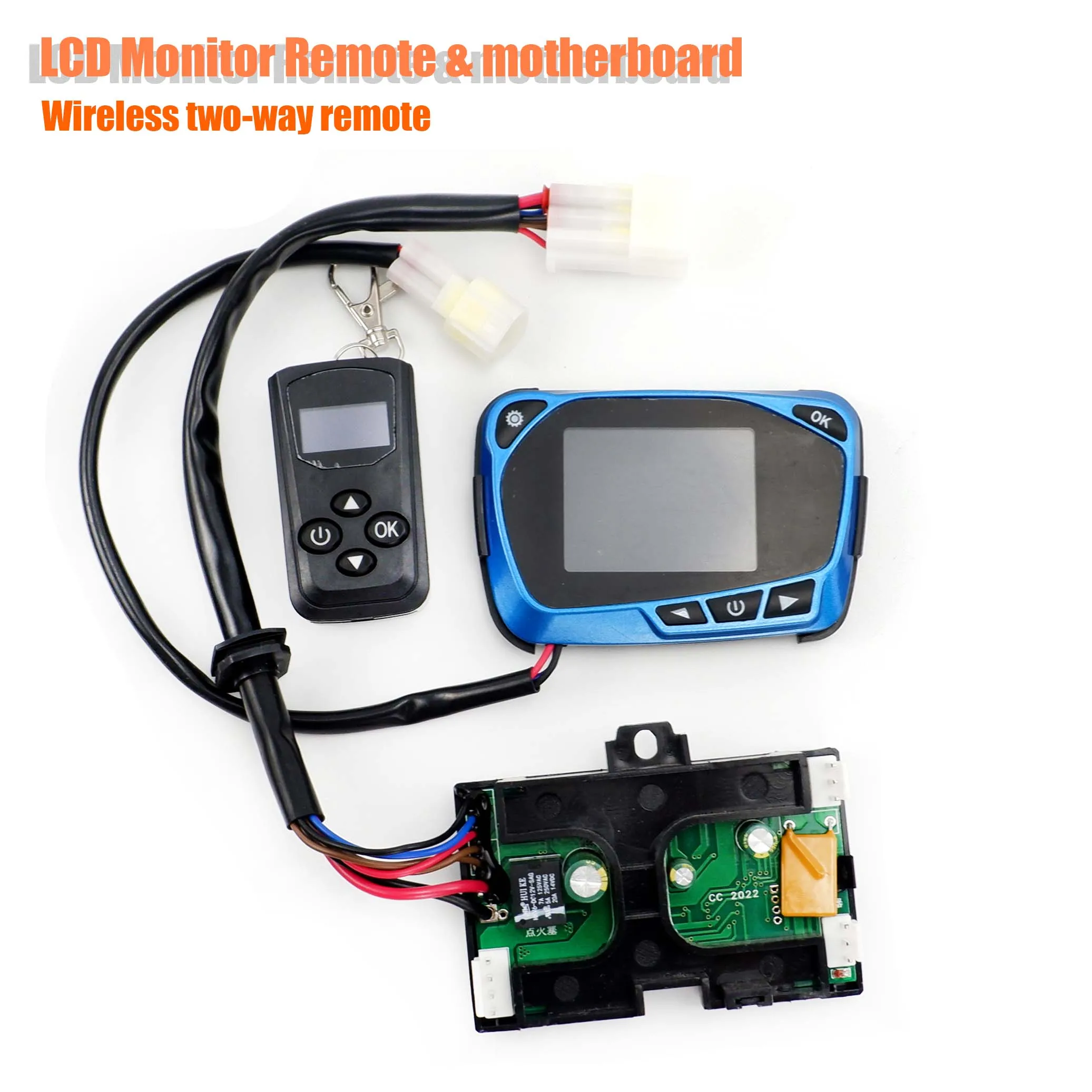 12V Air Diesel Heater LCD Monitor Switch Control Controller Board Motherboard Mainboard Display Remote For Car Van Camper