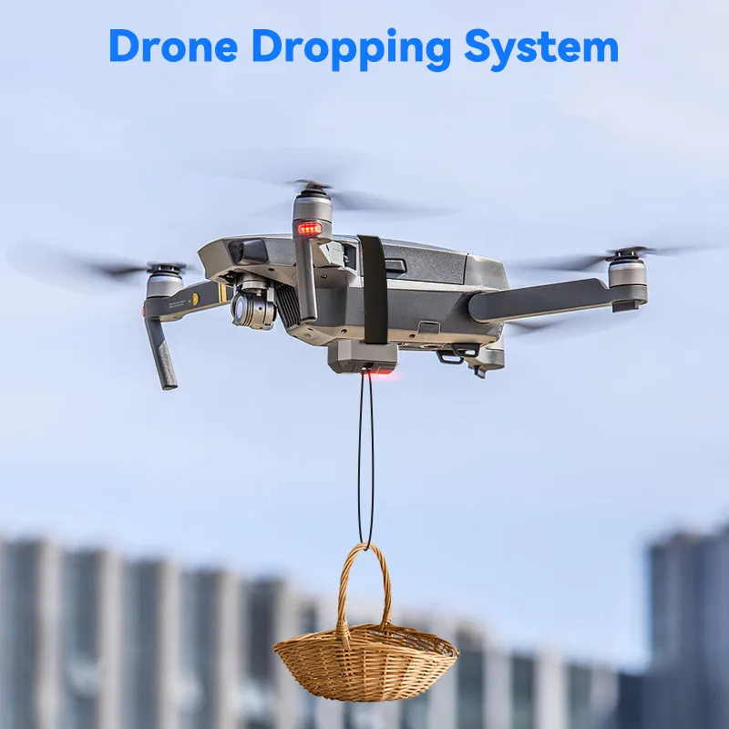 

Airdrop System for DJI Mavic 3/2 Zoom AIR 2 Mini 2/Mini 3 Pro Drone Fishing Bait Wedding Ring Gift Deliver Life Rescue Thrower