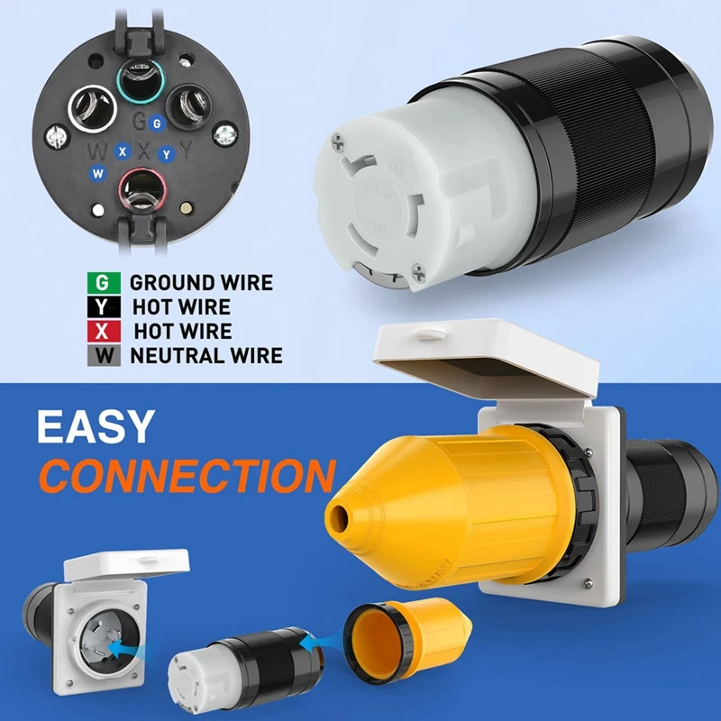 Шнур питания для домов на колесах 50 А 125 В