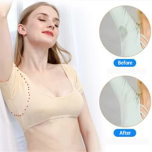 1Pc T-shirt Shape Sweat Pad Underarm Pad Reusable Washable Armpit Sweat Pads for Women Perfume Absorbing Anti Sweat Deodorant
