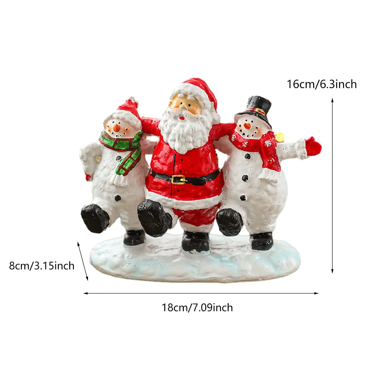 Рождественская фигурка Санта-Клауса из смолы книжная полка подставка для