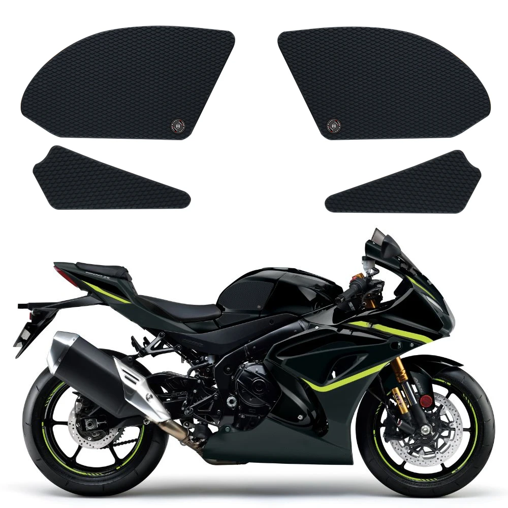 

Для Suzuki GSXR 1000 GSX-R1000 GSXR1000 2017-2024 мотоциклетные нескользящие боковые наклейки на топливный бак, водонепроницаемая прокладка, резиновая наклейка