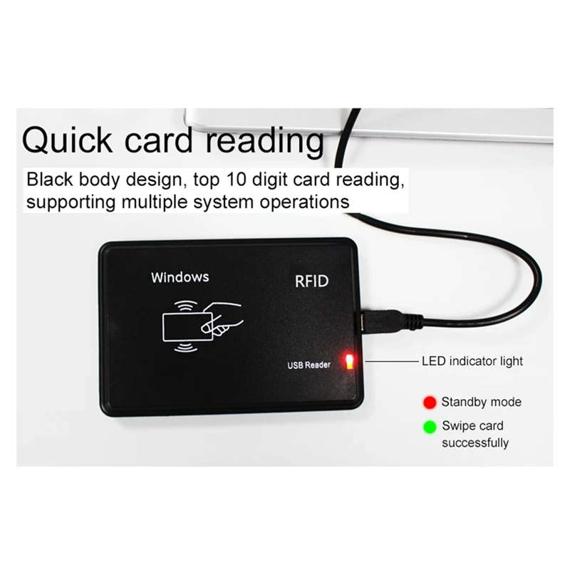 Фото Считыватель смарт-карт RFID с USB-портом, для IC-карт 13,56 МГц, бесконтактный, с поддержкой Windows и Linux - DT30 №5
