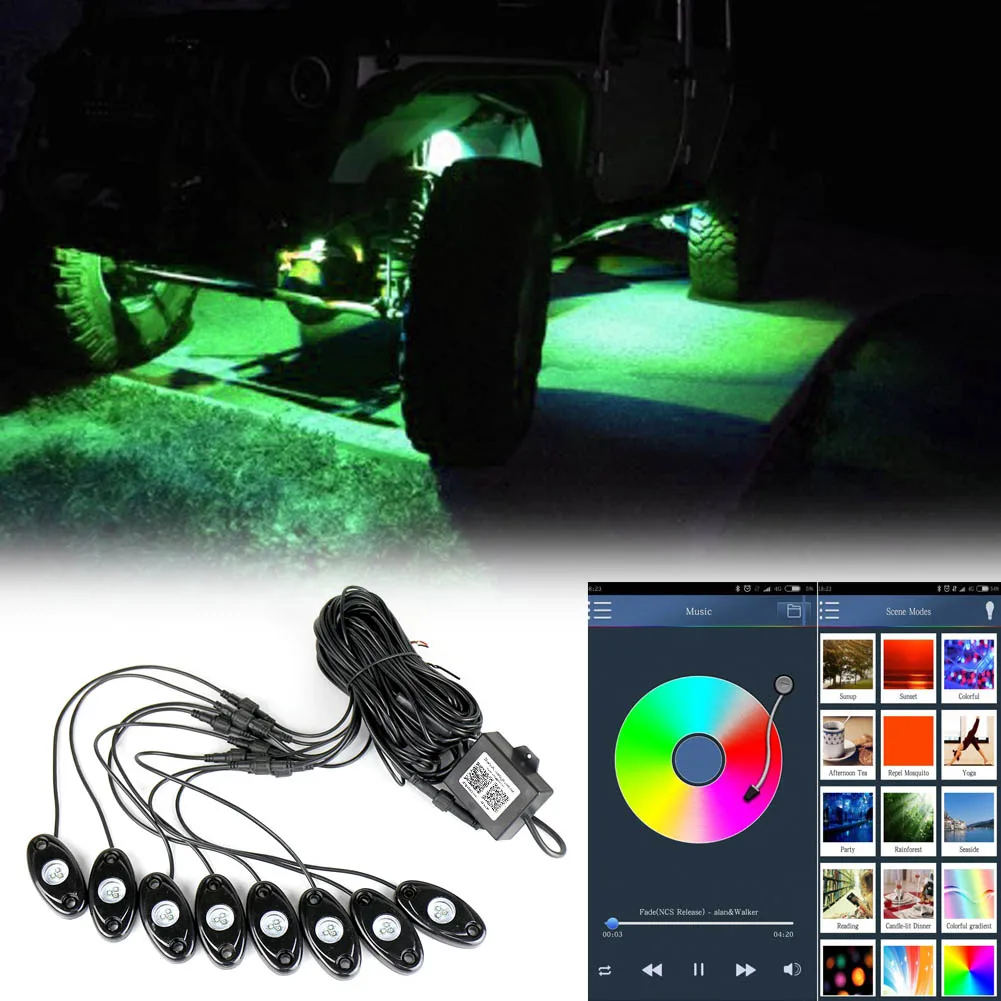 8*3 светодиодные модули универсальные автомобильные дневные ходовые огни