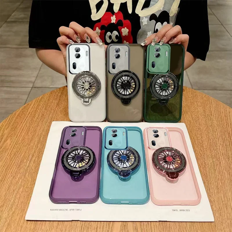 OppoReno12F чехол для мобильного телефона с ромбовидной опорной рамкой RENO12PRO простой