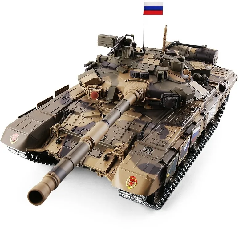 Радиоуправляемый танк Heng Long T90 Pro Russia 1:16 (ИК+Пневмо) 2.4G - 3938-1PRO-MS V6.0 | Игрушки и хобби