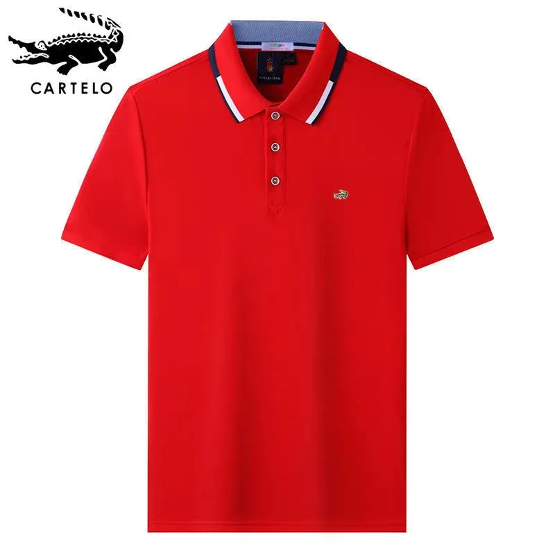 

Cardeal Crocodilo Crocodilo Casual POLO Camisa de Crocodilo