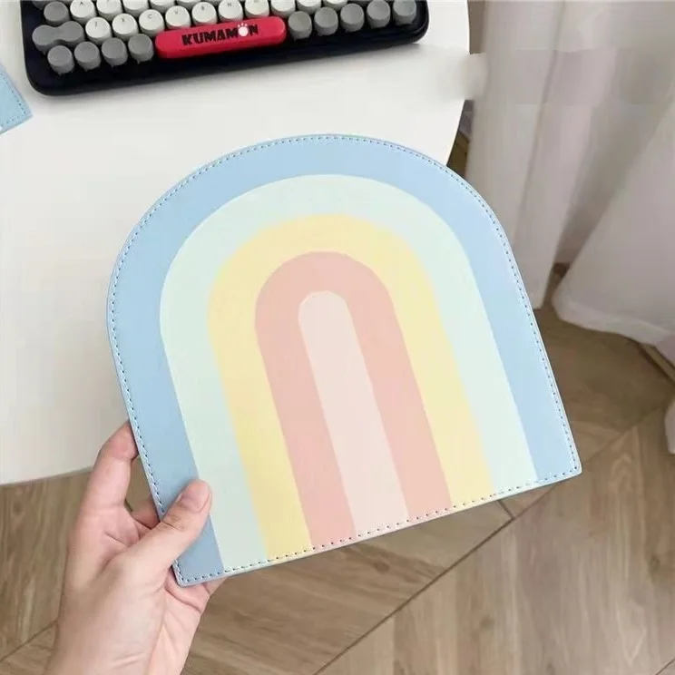 

FOR Sensitive operation, waterproof and not easy to deform! High color rainbow mouse pad