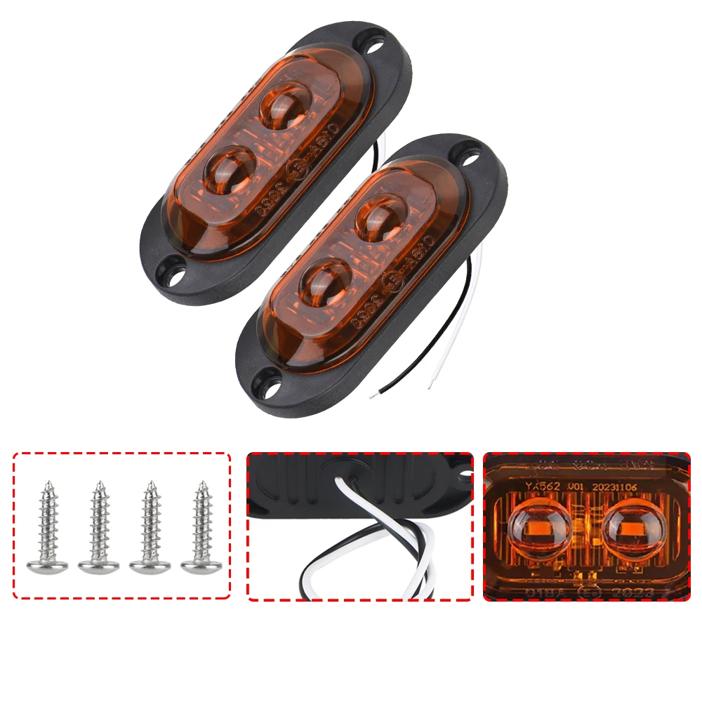 2 шт. автомобильные фонари с указателем поворота 12-24 В