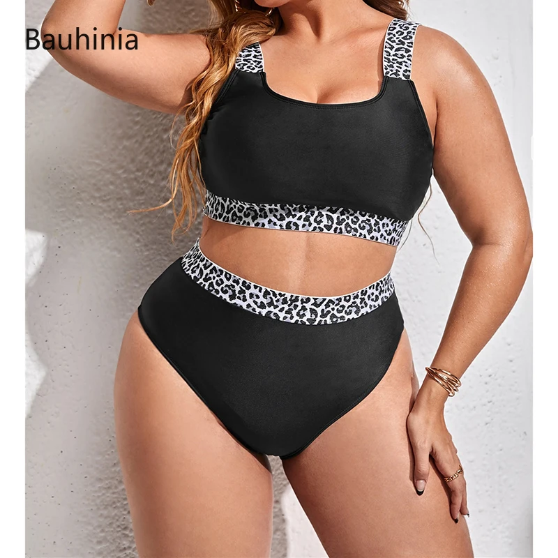 Bauhinia 2022 New Womens Swimwear High Waisted Push Up Bikini Set Plus Size Summer Beach Swimming Suit Bathing Suit