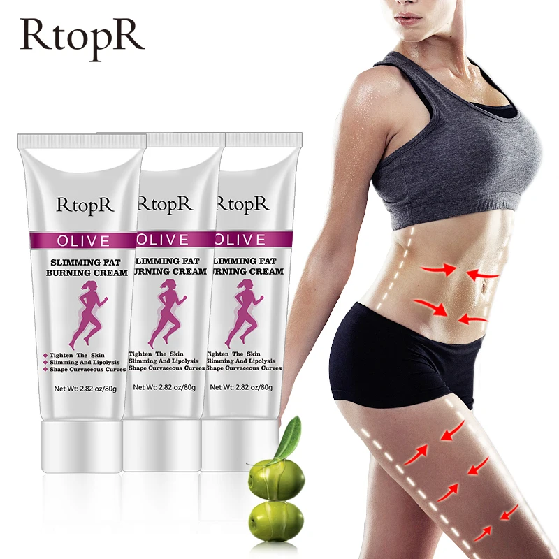 80g Olive Slimming Cream for Shaping Weight Loss To Create Beautiful Curves and Firm Cellulite Body Fat Burning Skin Care