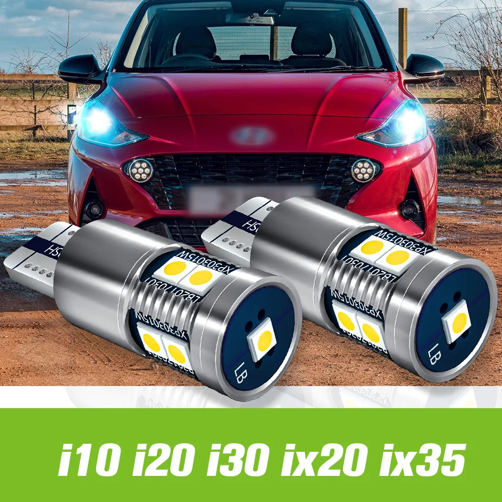 2pcs For Hyundai i10 i20 i30 ix20 ix35 LED Parking Light Clearance Lamp 2007 2008 2011 2012 2013 2014 2015 2016 2017 Accessories