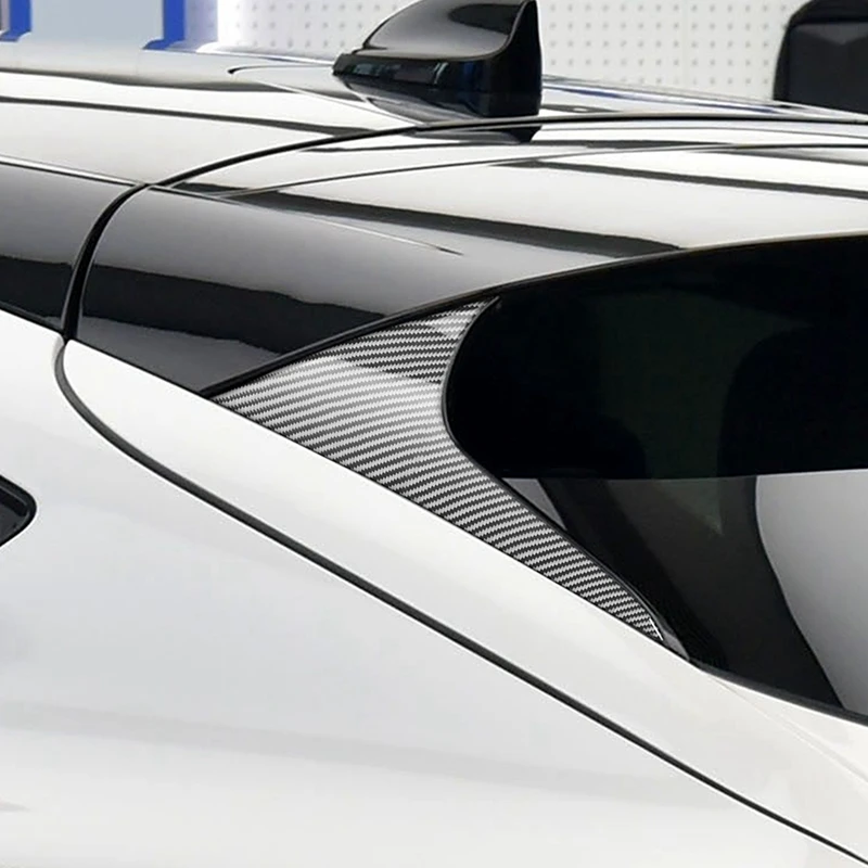 Углеродное волокно для Ford Mustang Mach-E 2021-2024 автомобильное окно задняя боковая крышка