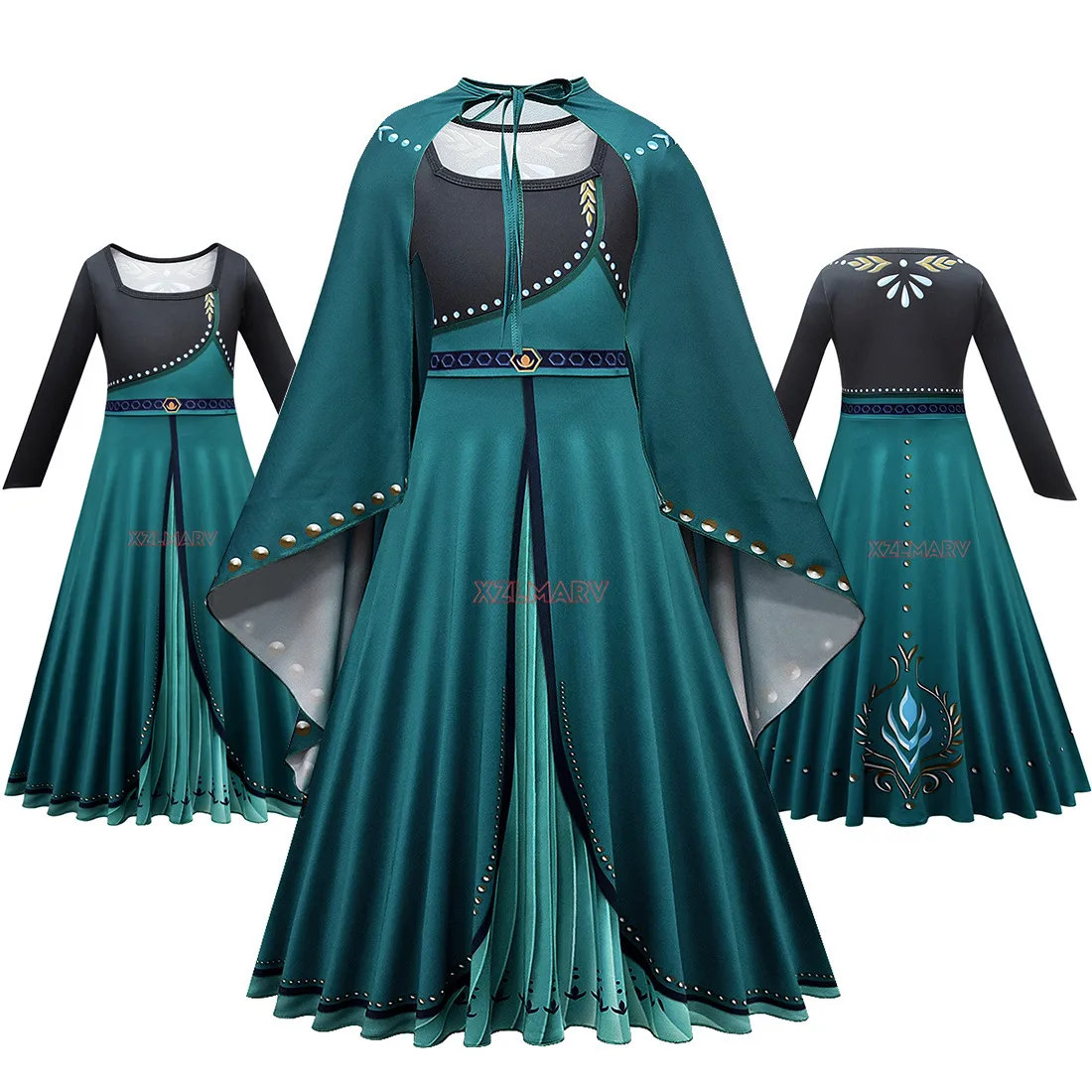 Платье принцессы Анны/Эльзы для девочек аксессуары вечевечерние НКИ в честь Дня