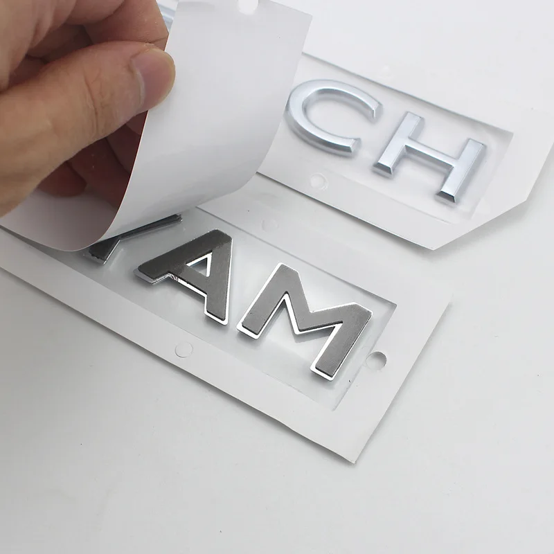 

Fit for MAYBACH Letter Car Label S400L Body Rear Box Label Letter Decoration Car Label Car Stickers Badge Original Car Size