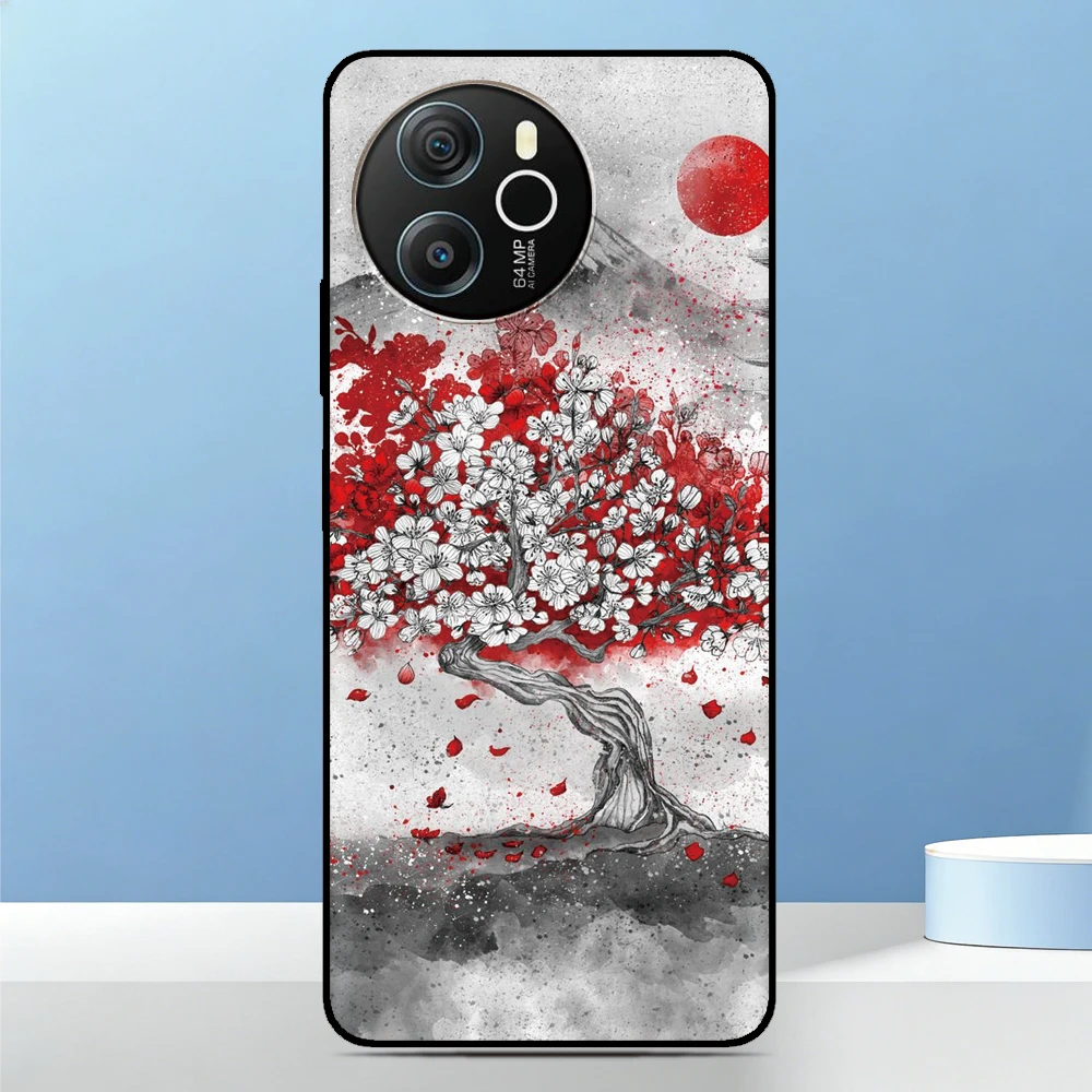 Чехол для телефона Hero Japan Samur для ZTE Blade A76 4G A75 A73 A72 A71 A35e A56 A55 A54 A35 A36 A51 A34 A31 Plus A5 с индивидуальным изображением (art.: 3920da42e92d6) - 3920da42e92d6