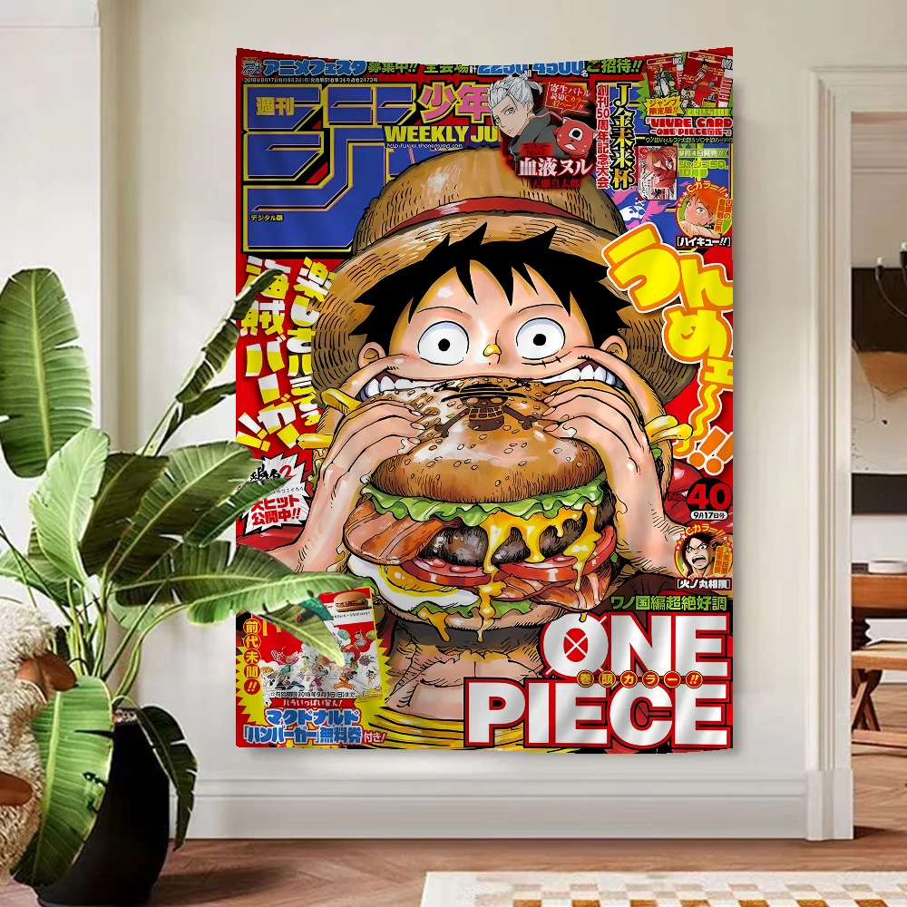 Аниме O-One P-Piece гобелен с героями мультфильмов настенное украшение домашний декор
