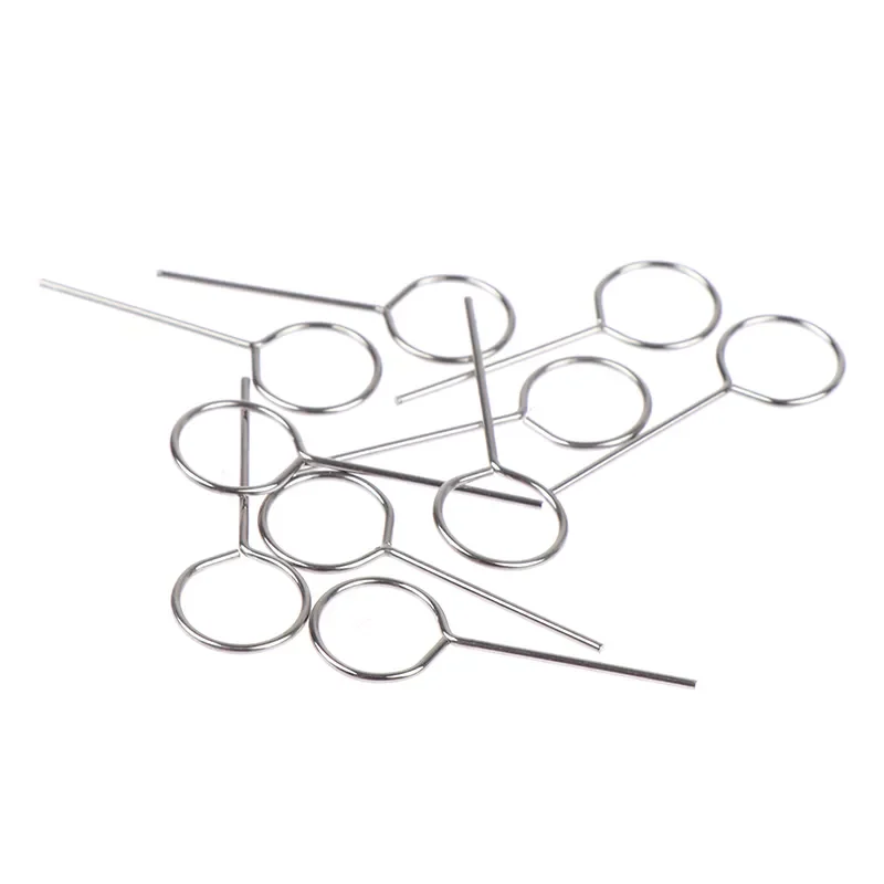 

10pcs 18mm Universal Sim Card Tray Pin Ejecting Removal Needle Opener High Quality