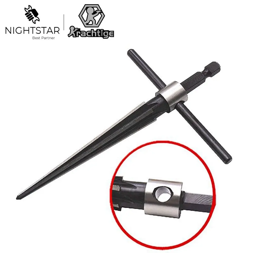 3-13mm Bridge Pin Hole Hand Held Reamer T Handle Tapered 6 F