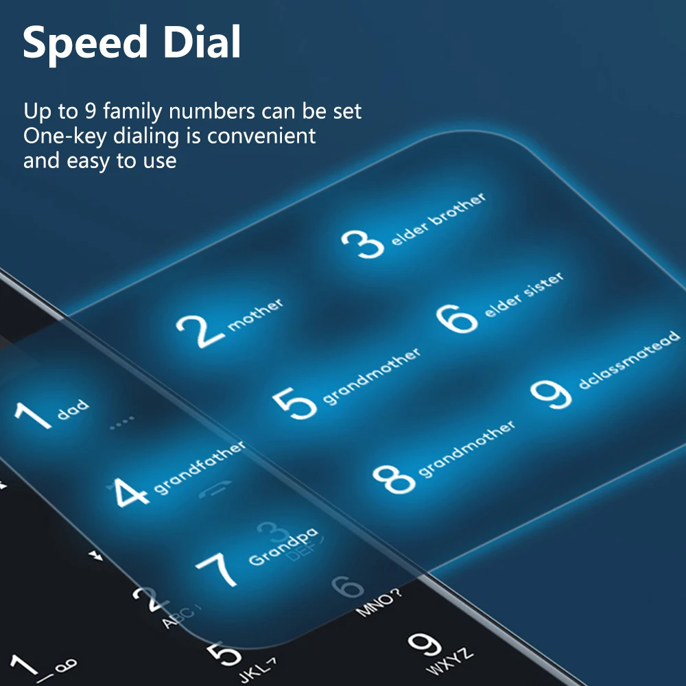 SERVO Touch Button Mobile Phone 1.44“ HD Screen Dual Sim FM Radio Bluetooth Dial Speed Dial Blacklist Unlocked 2G GSM Telephone