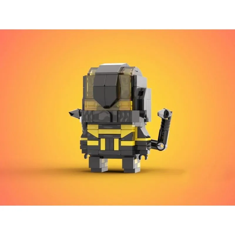 

ABS Plastic Yellowjacket BRICKHEADZ Building Blocks Mini Action Figure Toys