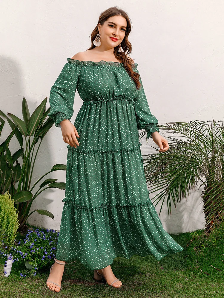 Рисунок 6 - Женское платье-макси с длинным рукавом