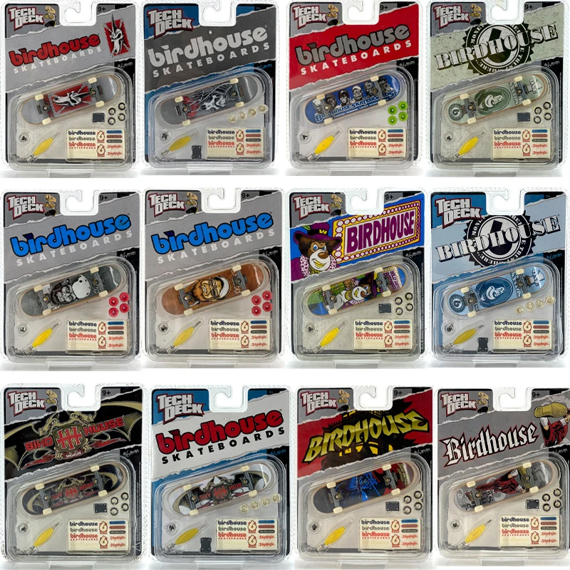 Tech Deck Original Profesional Fingerboard Toys for Boys Toy Hobbies 96mm Retro Skateboards Alloy Stent Finger Scooters Gifts