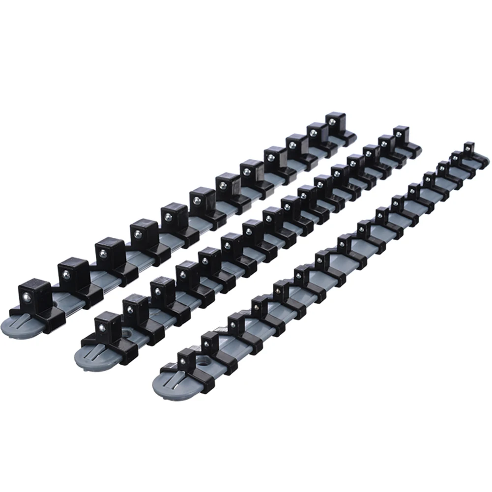 

1/2 3/8 1/4 Inch Plastic Sleeve Bracket For storing loose sockets Storage Rack Wrench Set Hand Tool Accessories