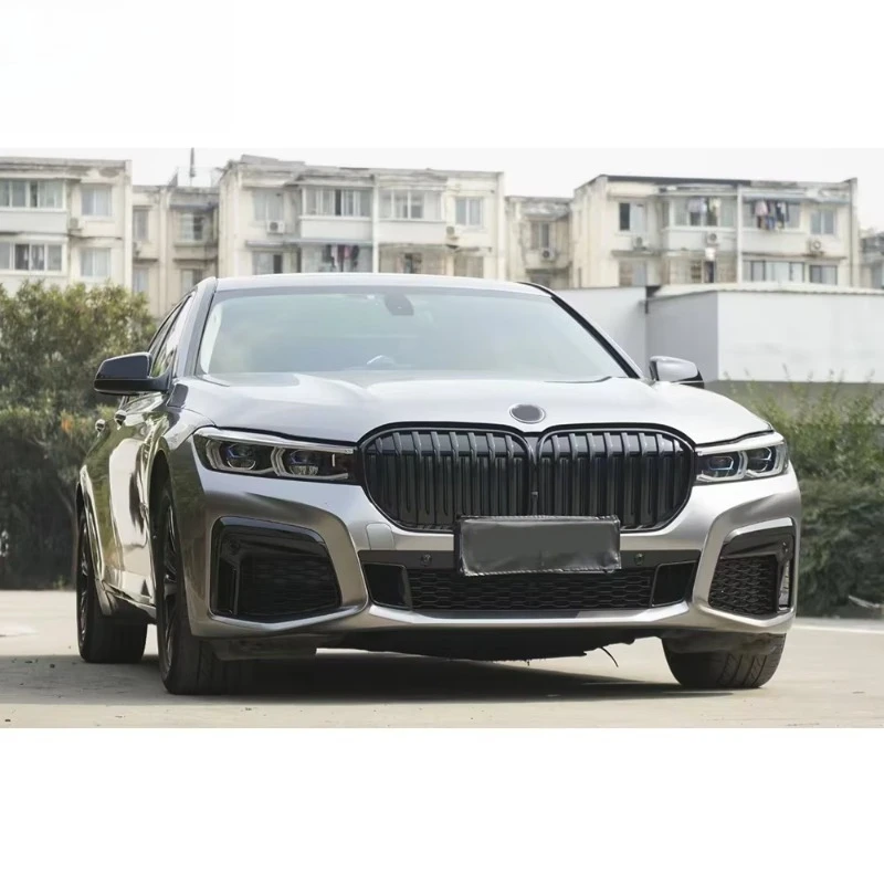 Фото Комплект обвеса G12 M760 LCI (полный набор) для BMW 7 серии F01 F02 2009-2012 и 2013-2015 годов выпуска, обновление до G12 2021 года, новый передний бампер из полипропилена №4