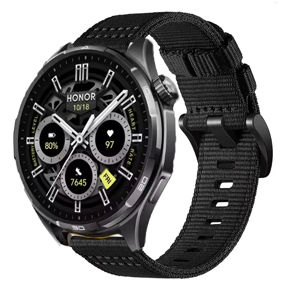Фото Нейлоновый ремешок для часов HONOR Watch 6/6Plus, 22 мм, ремешок для HONOR Watch 5 Ultra, сменный браслет, аксессуар, correa №3