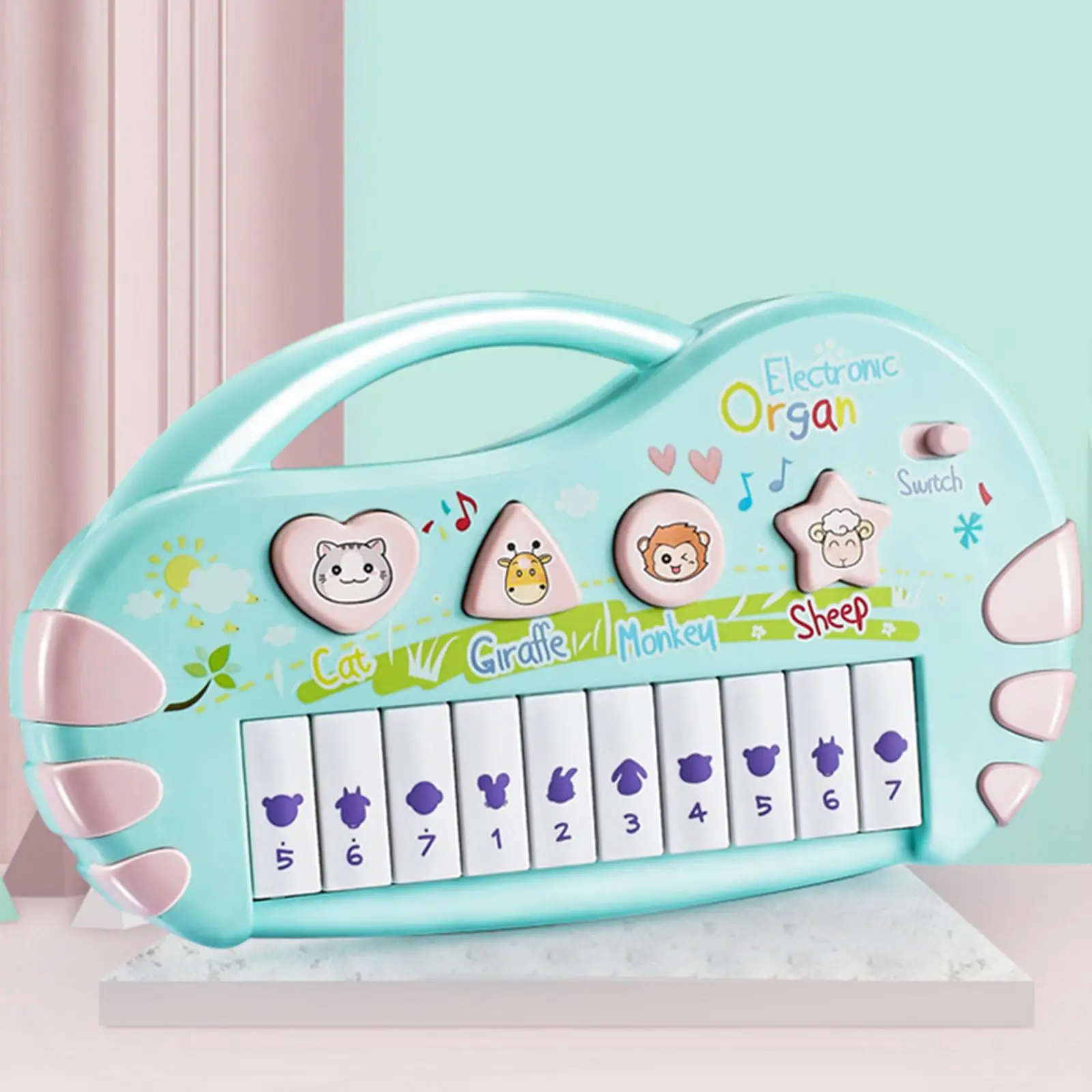 

Musical Piano Toy Musical Instrument Early Educational for Infant Toddler