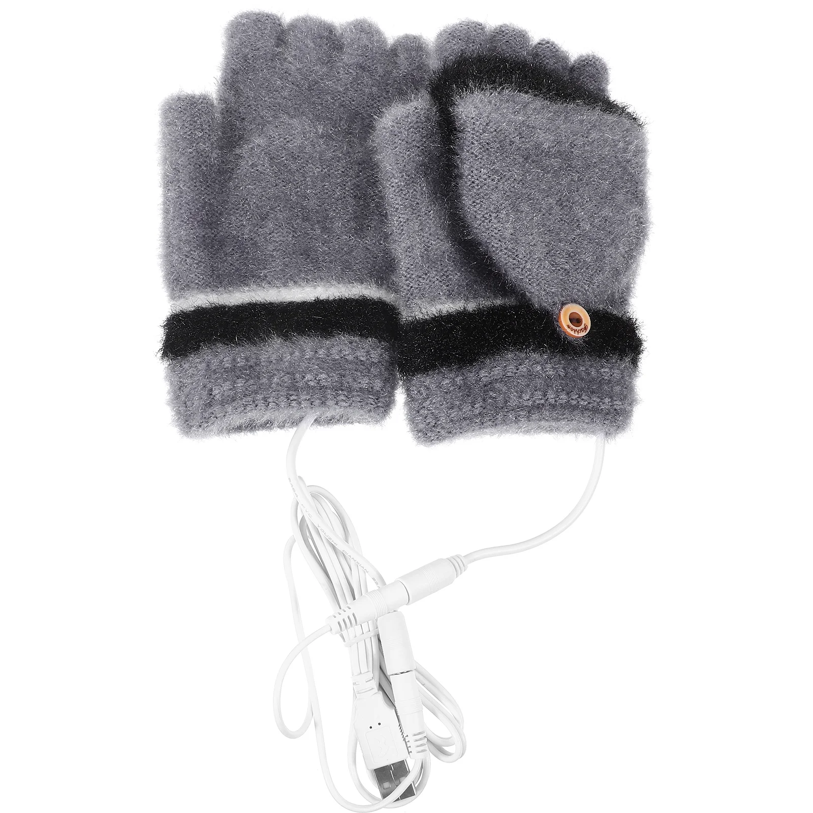 

1 Pair USB Heated Gloves Winter Heated Gloves Heating Gloves Thermal Gloves
