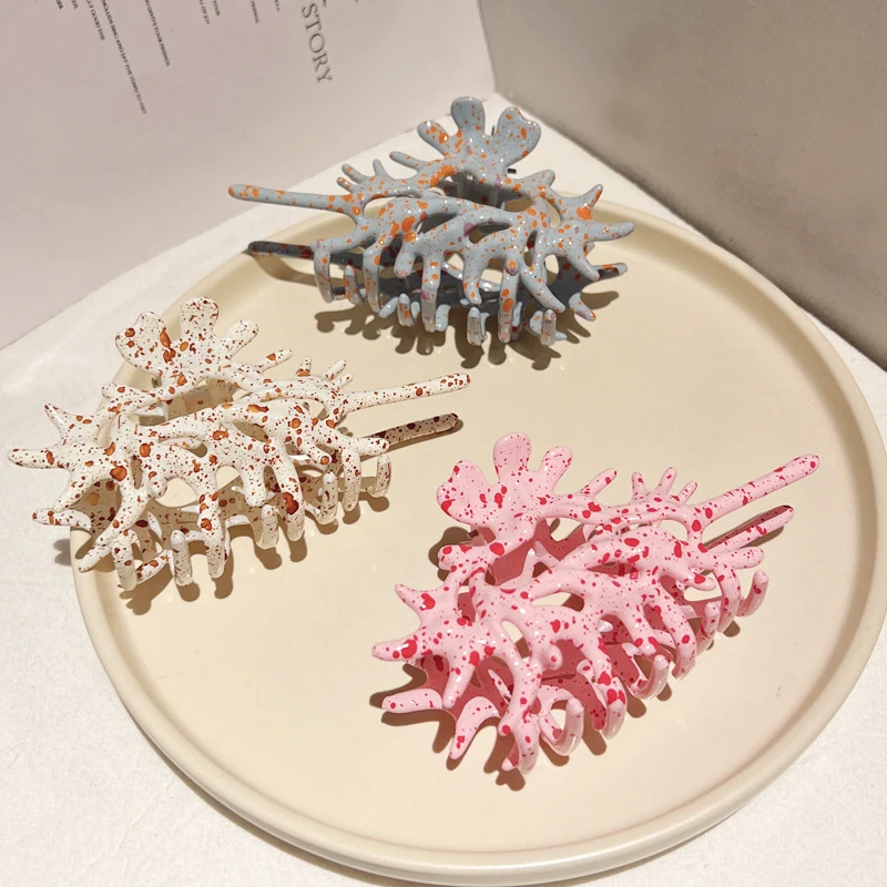 1 шт. новые заколки для волос INS аксессуары розовый синий цвет Жидкий металл