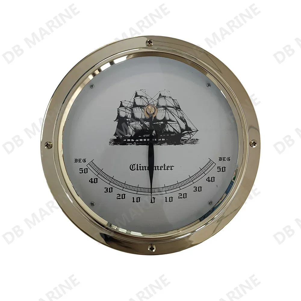 370241 Высокоточный морской латунный клинометр с циферблатом 180 мм