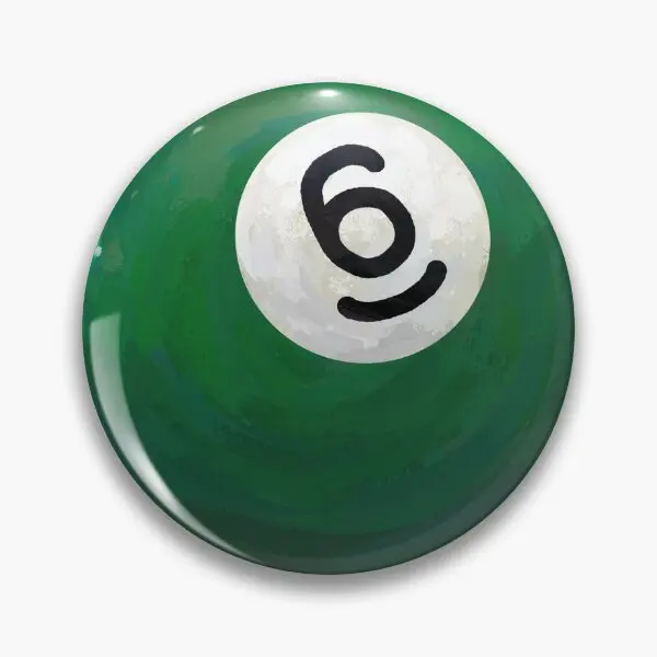 Бильярд 6 шаров мягкая пуговица булавка шляпа модный милый подарок женский
