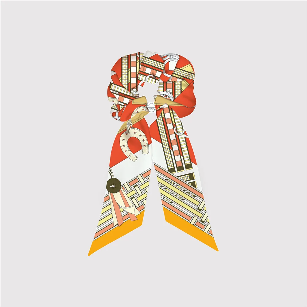 Резинки для волос из натурального шелка крупные эластичные заколки хвоста