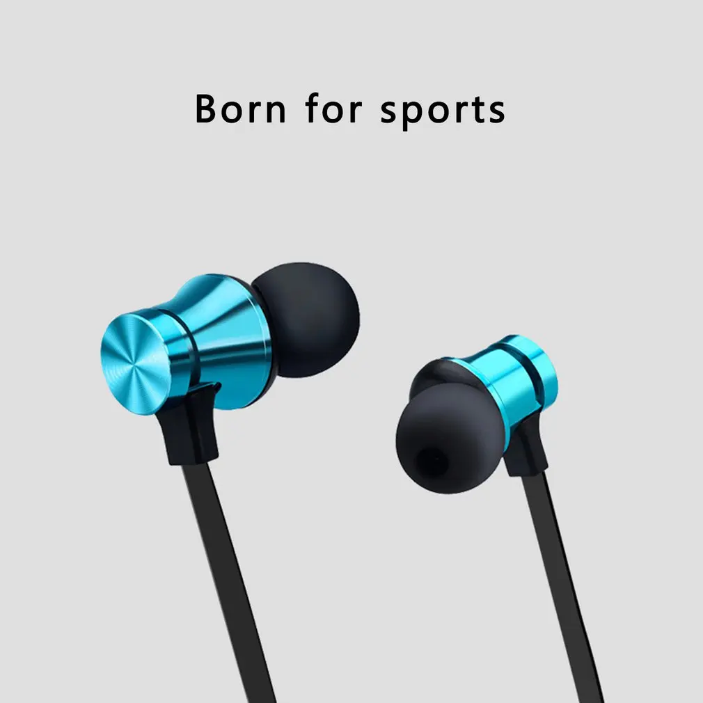 

New Wireless Earphone Magnet Neck Hanging Earphone Sport Earbuds In-ear Stereo Bass Earbuds Noise Reduction Headphones