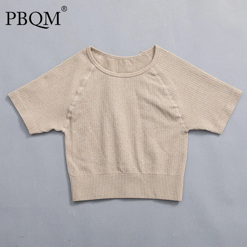 

PBQM Sleeve (13 Colors) Short Shorts Ladies Seamless Fitness One-piece Suit Quick Yoga Professional Sport Running Slim Waist 2