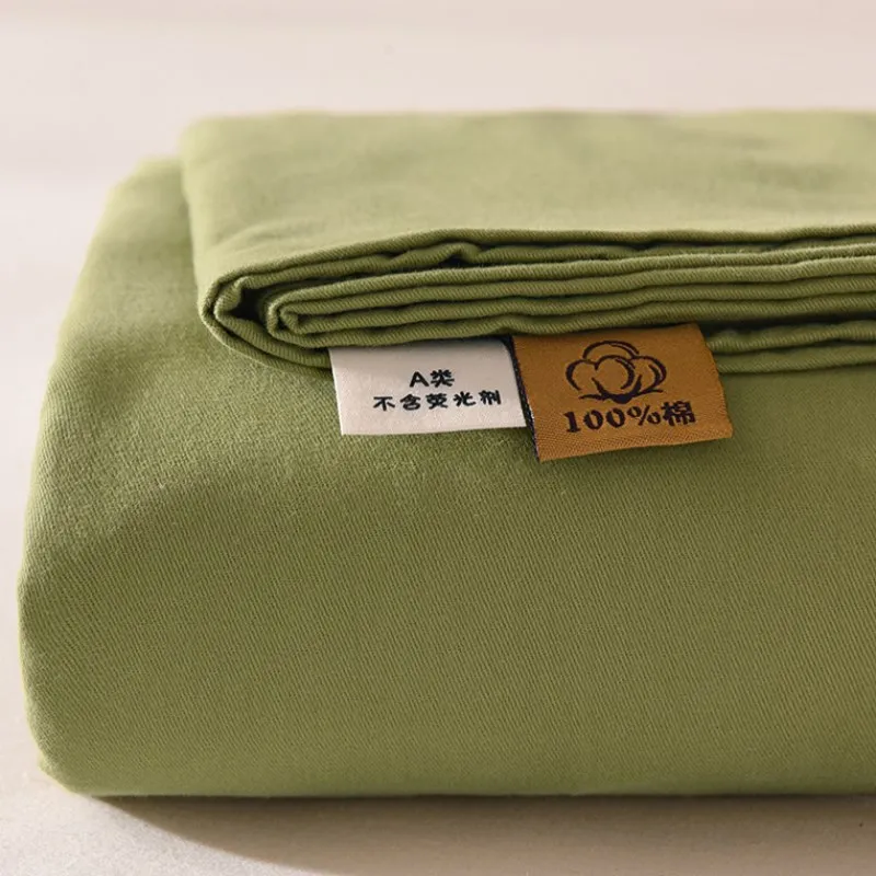 Простыня из утолщенной шлифовальной ткани цельная двойная чистого хлопка 00